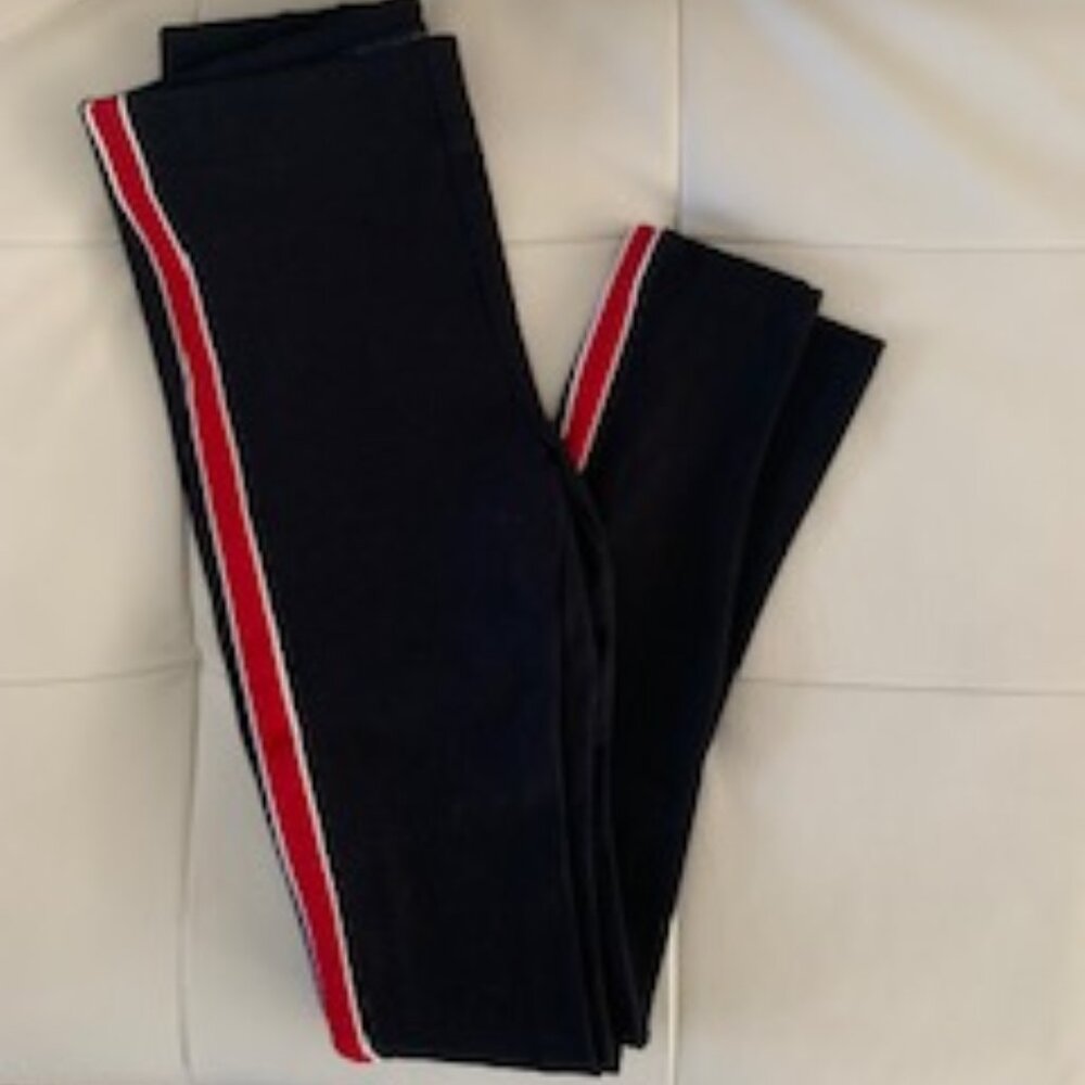 Zara Fitted Pants with Stripe Size XS
